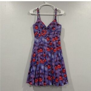 Heaven Marc Jacobs Purple Faces Dress XS